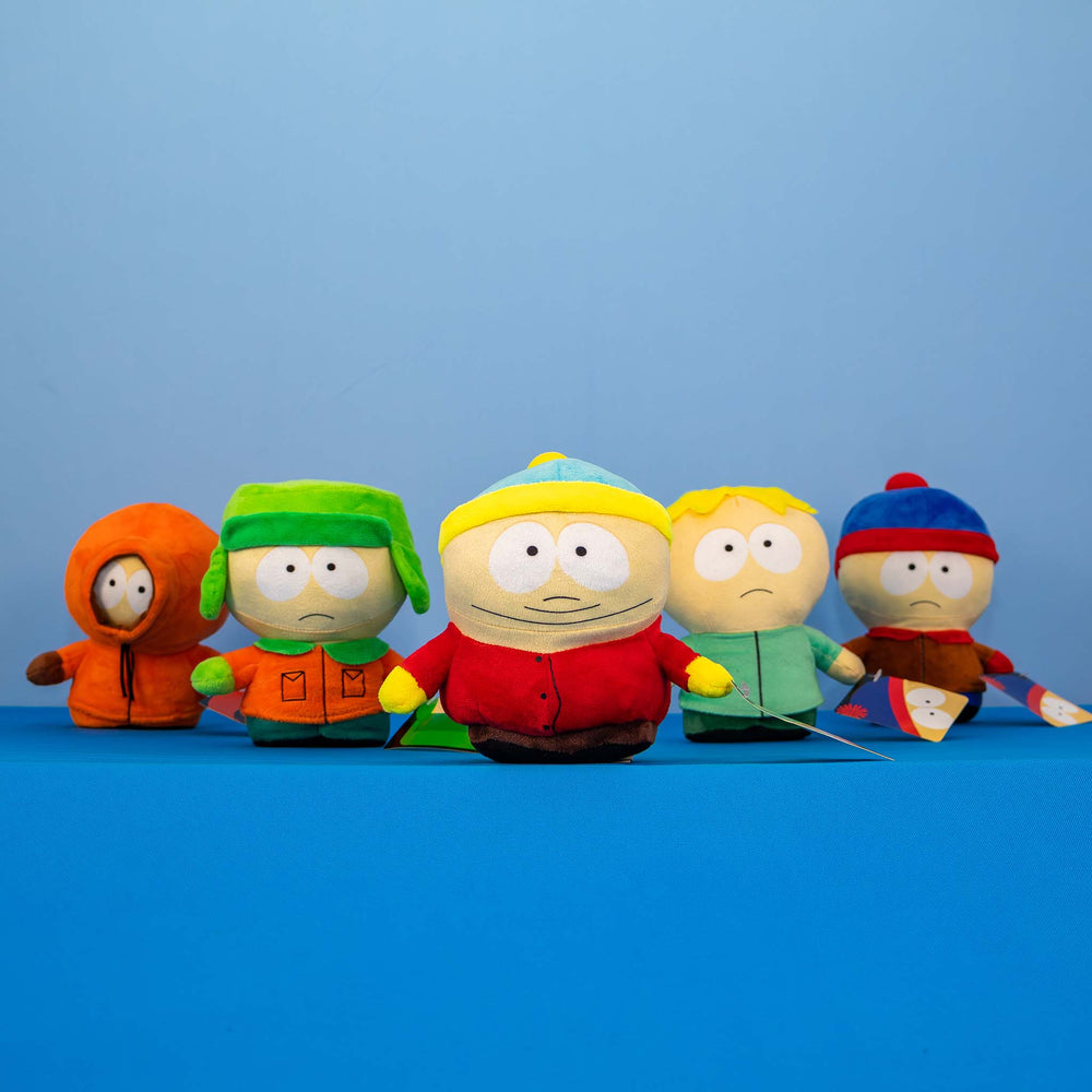 Set de 5 Piezas South Park de peluche 18 cm, peluches originales, Cartman, Stan, Kyle, Kenny y Butters 