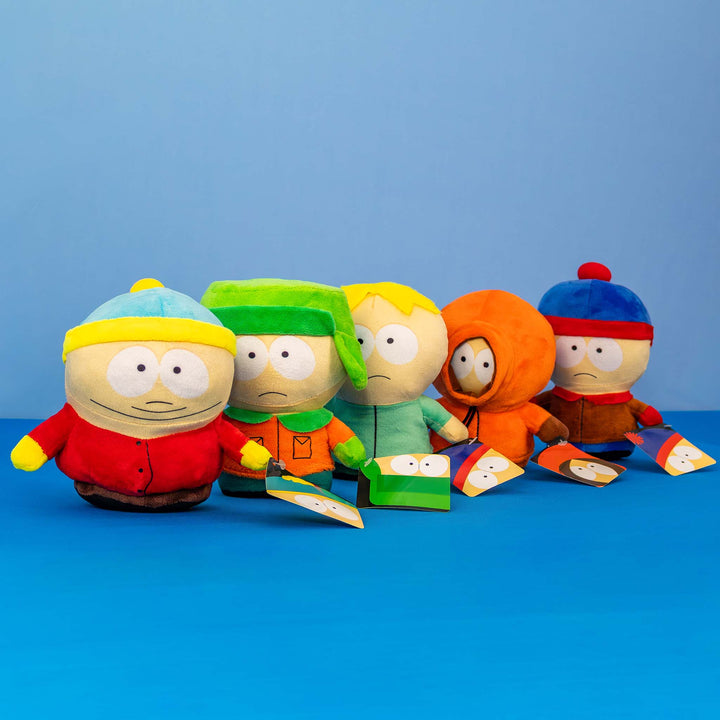 Set de 5 Piezas South Park de peluche 18 cm, peluches originales, Cartman, Stan, Kyle, Kenny y Butters 