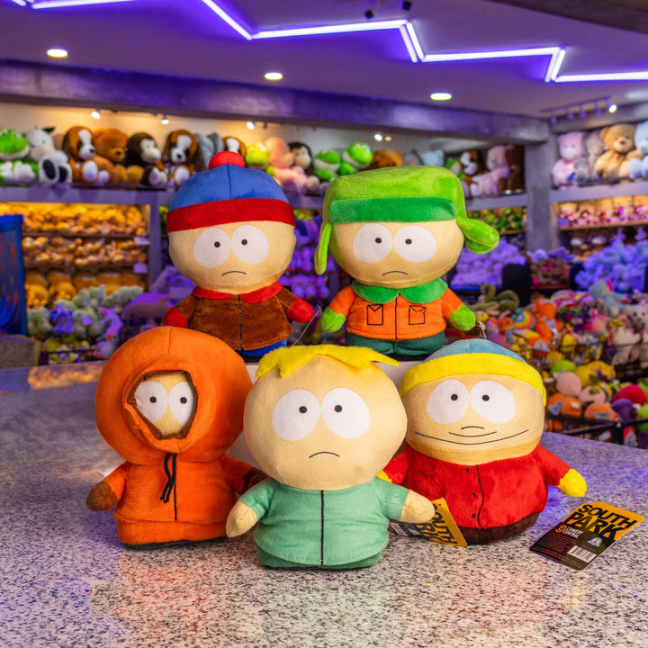 Set de 5 Piezas South Park de peluche 18 cm, peluches originales, Cartman, Stan, Kyle, Kenny y Butters 