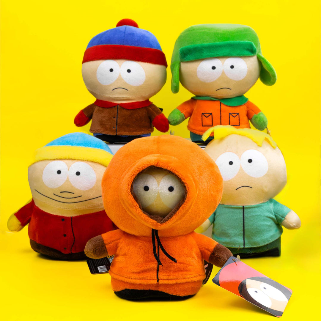 Set de 5 Piezas South Park de peluche 18 cm, peluches originales, Cartman, Stan, Kyle, Kenny y Butters 