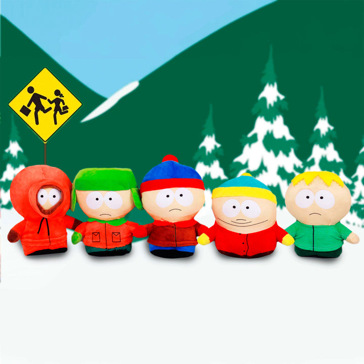 Set de 5 Piezas South Park de peluche 18 cm, peluches originales, Cartman, Stan, Kyle, Kenny y Butters 