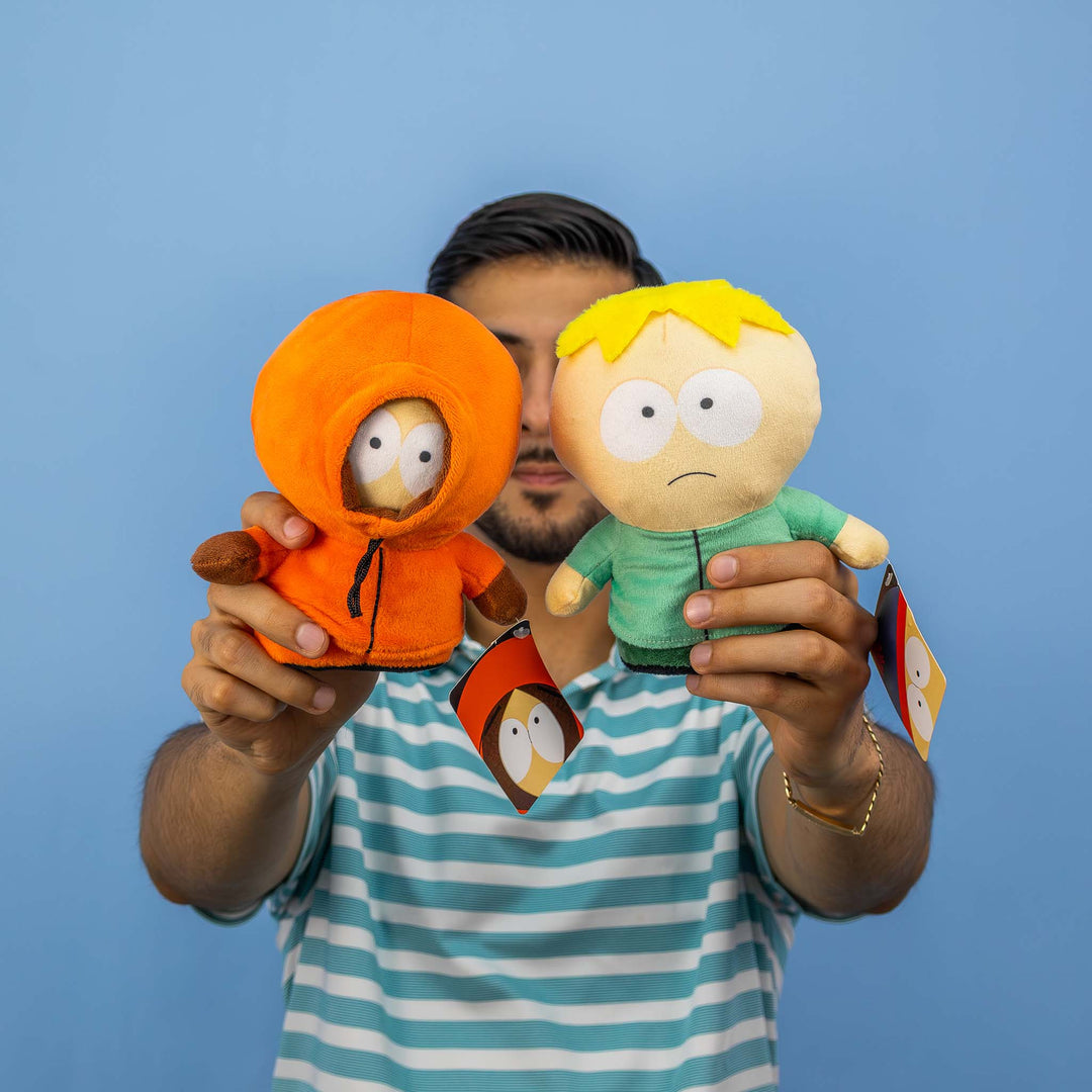 Set de 5 Piezas South Park de peluche 18 cm, peluches originales, Cartman, Stan, Kyle, Kenny y Butters 