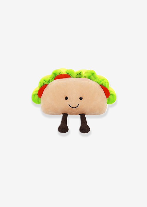 Comida de peluche perfecta para los amantes de la comida, ideal para tiendas de regalos