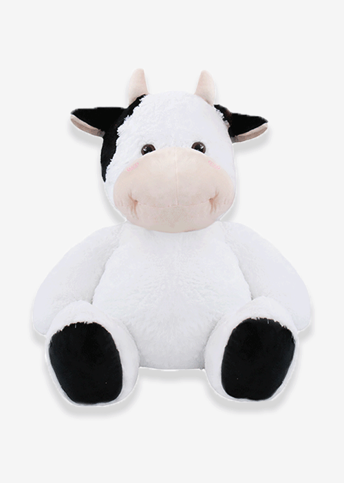 Vaca de peluche gigante 120 cm ideal para mayoristas y tiendas de regalo