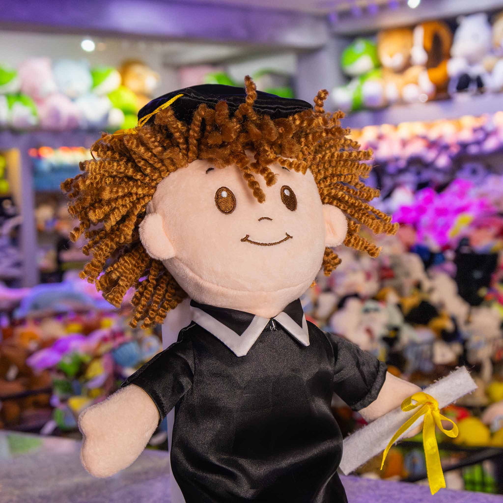 Peluche de graduación, ideales para regalar en este día tan especial. Peluches graduados 