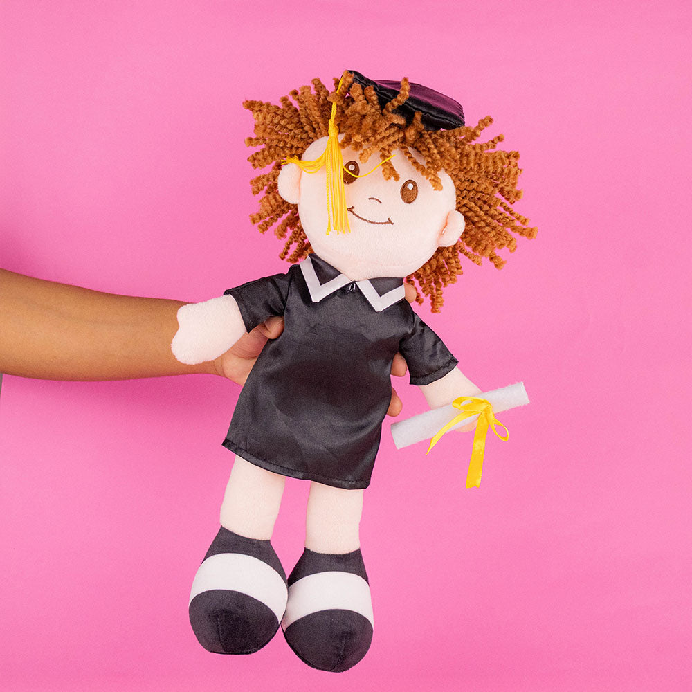 Peluche de graduación, ideales para regalar en este día tan especial. Peluches graduados 