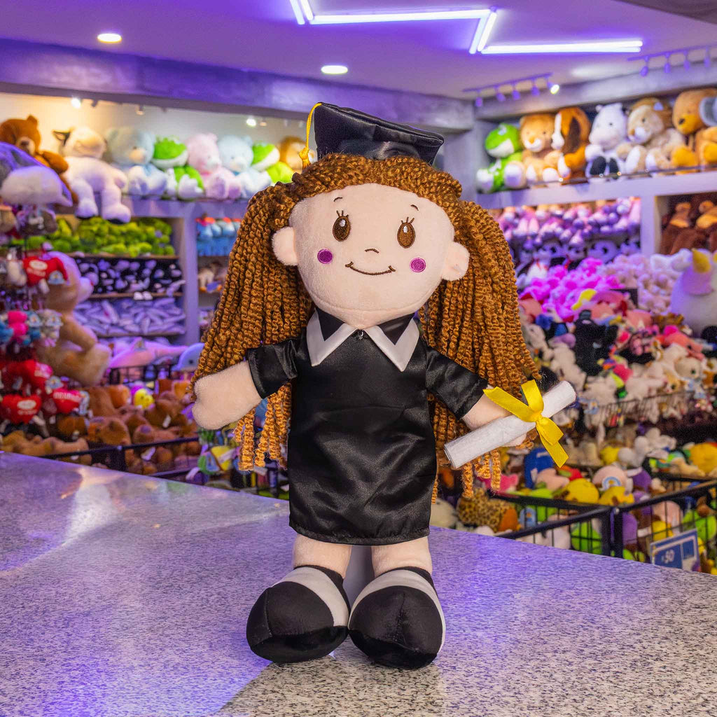 Peluche de graduación, ideales para regalar en este día tan especial. Peluches graduados 