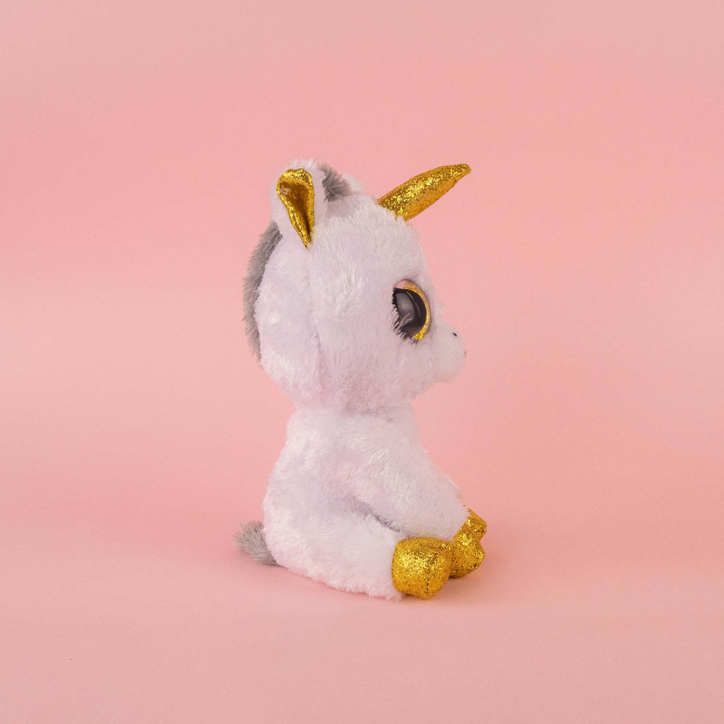 Peluches de unicornio con ojos super lindos y al mayoreo. Ideal para distribuidores y negocios
