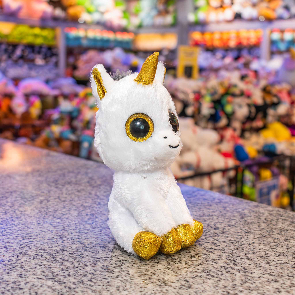 Peluches de unicornio con ojos super lindos y al mayoreo. Ideal para distribuidores y negocios