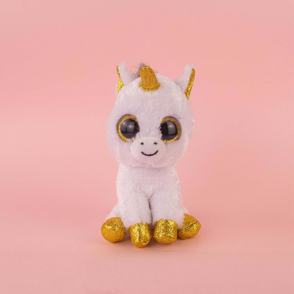 Peluches de unicornio con ojos super lindos y al mayoreo. Ideal para distribuidores y negocios