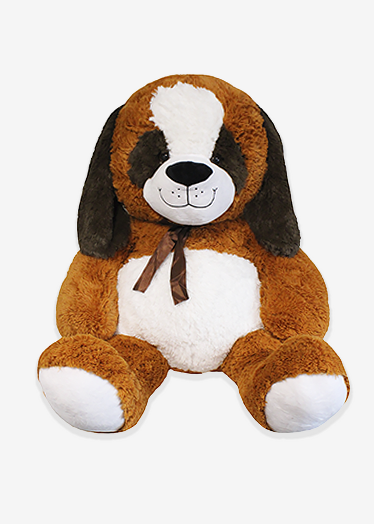 Perro de peluche gigante super suave y abrazable. Ideal para regalar, para eventos, baby showers y fiestas. 