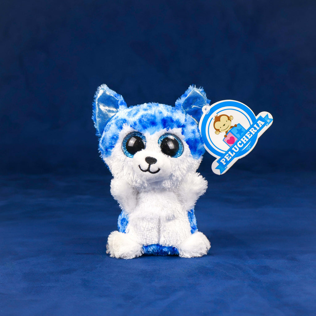 Husky de peluche , colores brillantes. Peluches para maquinas caza muñecos