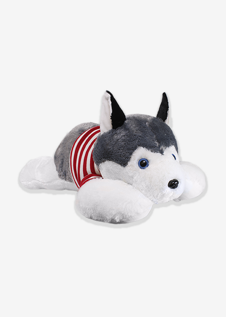 Perro Husky de peluche Jumbo 100 cm, peluches gigantes para regalar