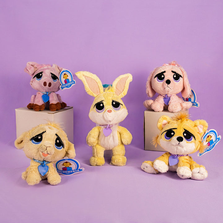 Set de 6 Piezas Lil Pets de peluche 16 cm - Pelucheria