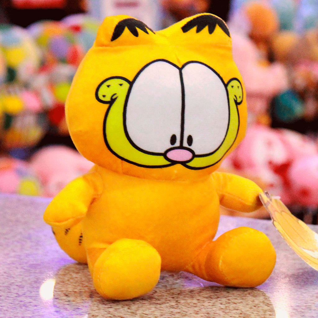 Garfield de peluche original para fanáticos, súper adorable.