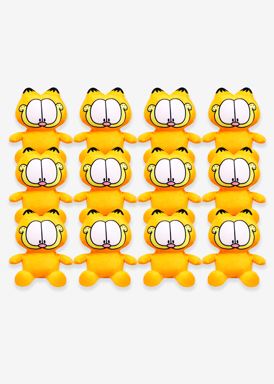 Set de 12 Piezas Garfield de peluche Baby 18 cm