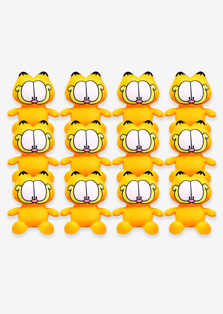 Set de 12 Piezas Garfield de peluche Baby 18 cm