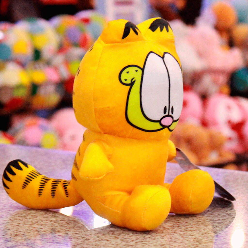 Garfield de peluche original para fanáticos, súper adorable.