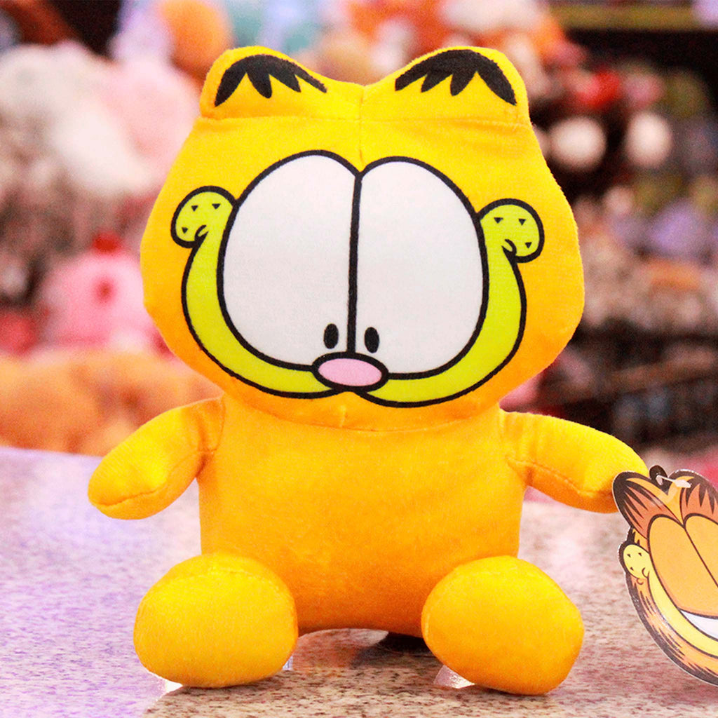 Garfield de peluche original para fanáticos, súper adorable.