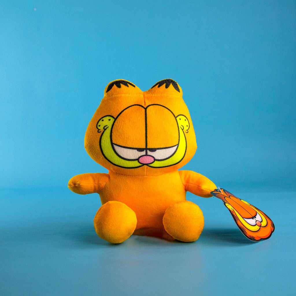 Garfield de peluche original para fanáticos, súper adorable.