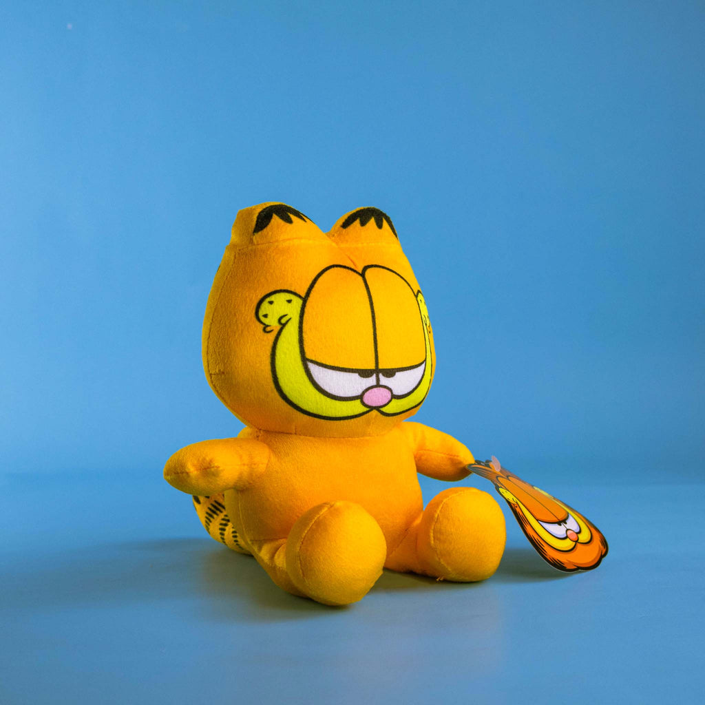 Garfield de peluche original para fanáticos, súper adorable.