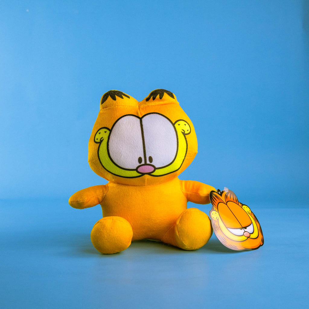 Garfield de peluche original para fanáticos, súper adorable.