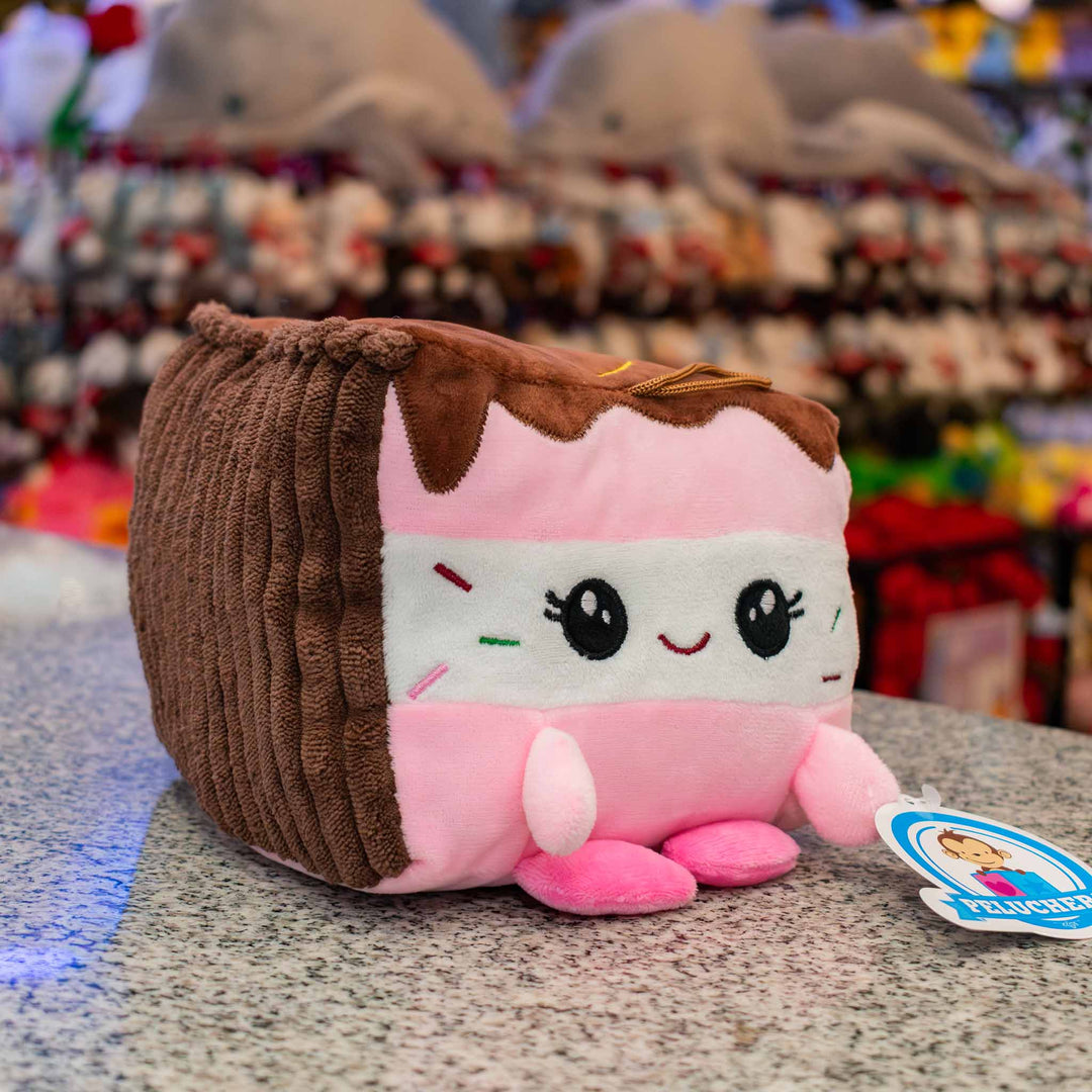 Muñecos de peluche con forma de postres para decoración o para coleccionar