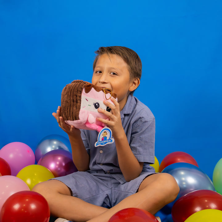 Muñecos de peluche con forma de postres para decoración o para coleccionar