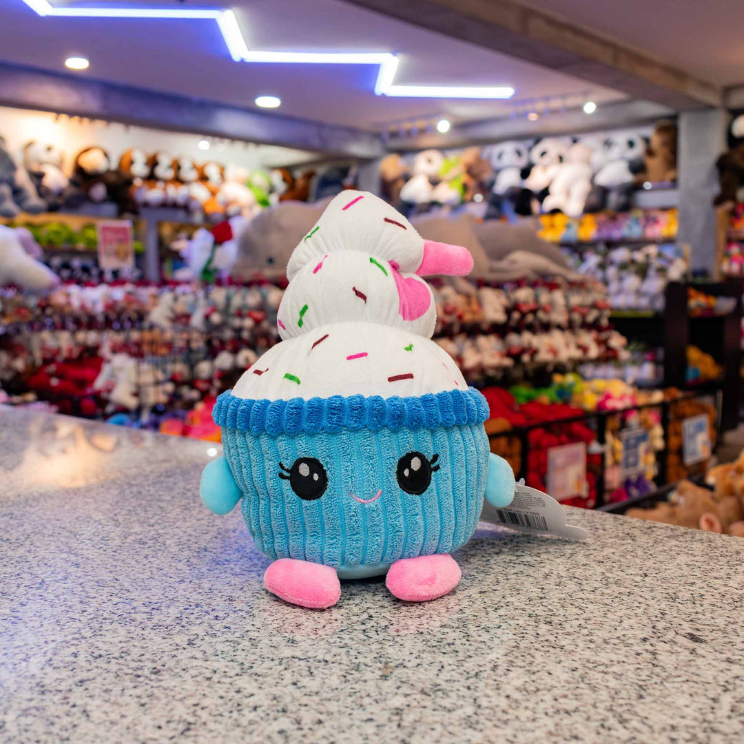 Muñecos de peluche con forma de postres para decoración o para coleccionar