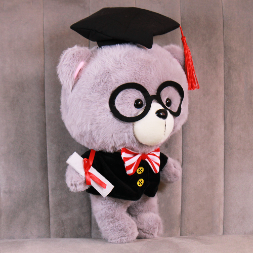 Peluche para graduación