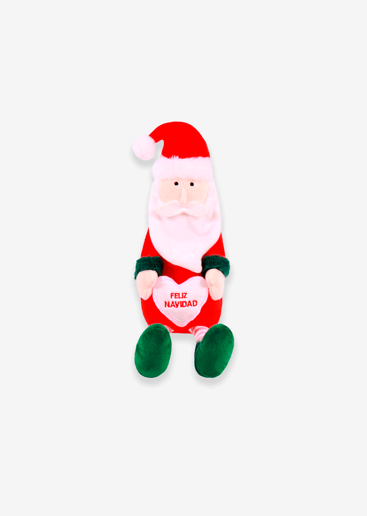 Santa Claus de peluche de navidad calidad premium ultra suave y abrazable, ideal para las fiestas navideñas.