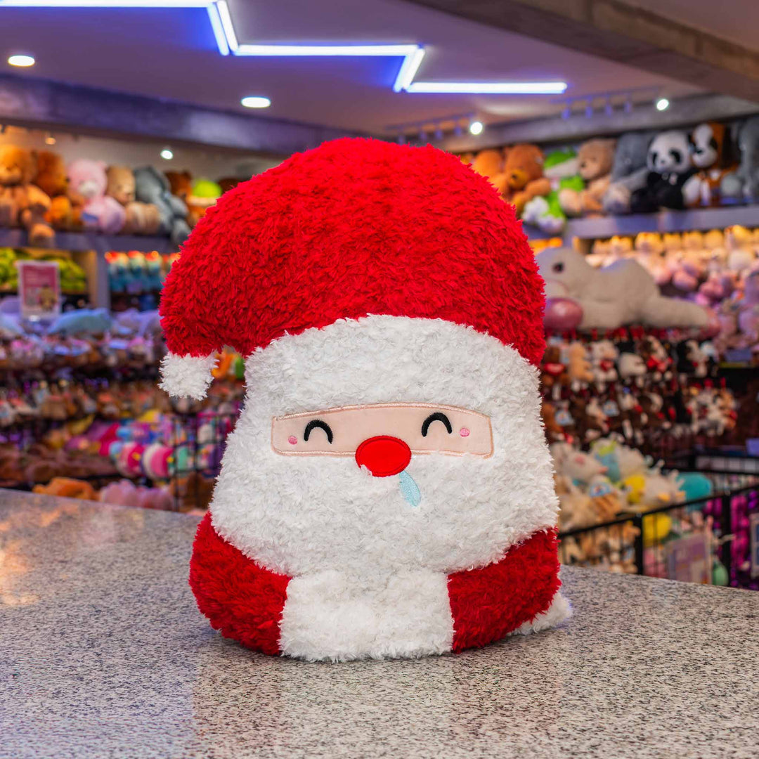 Santa de peluche para esta época navideña,  decoración de navidad y regalos en escuelas, posadas y eventos