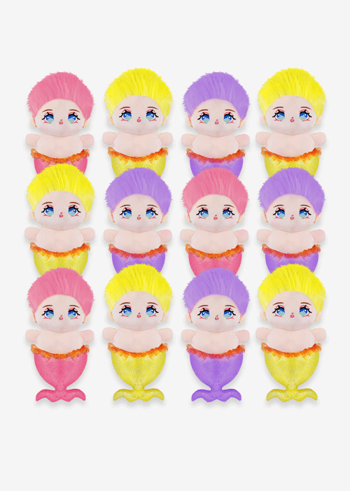 Peluche de sirena,colores y detalles brillantes, perfectas para regalar a niñas y niños