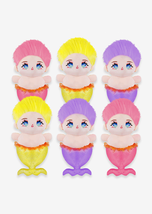 Peluche de sirena,colores y detalles brillantes, perfectas para regalar a niñas y niños