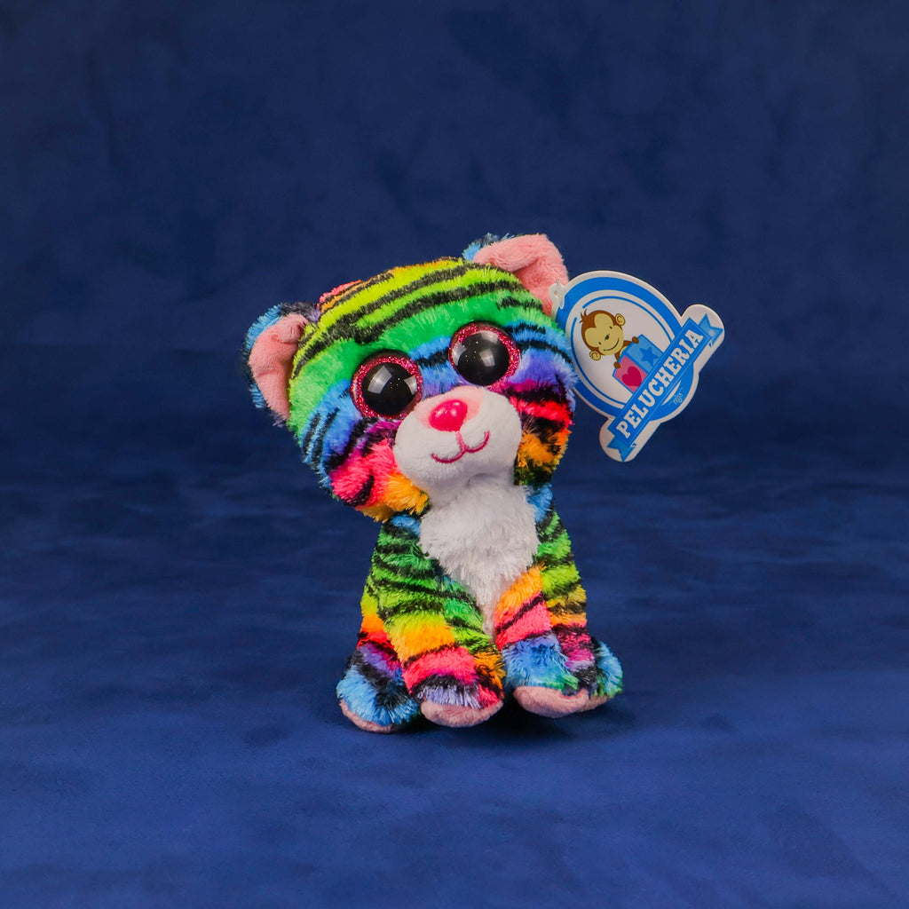 Tigre de peluche miniatura, peluches minis y económicos para maquinas caza muñecos