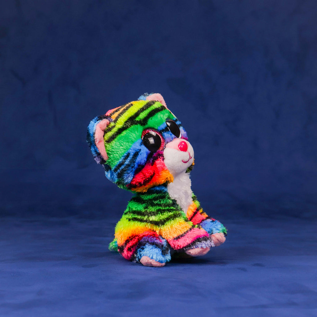 Tigre de peluche miniatura, peluches minis y económicos para maquinas caza muñecos