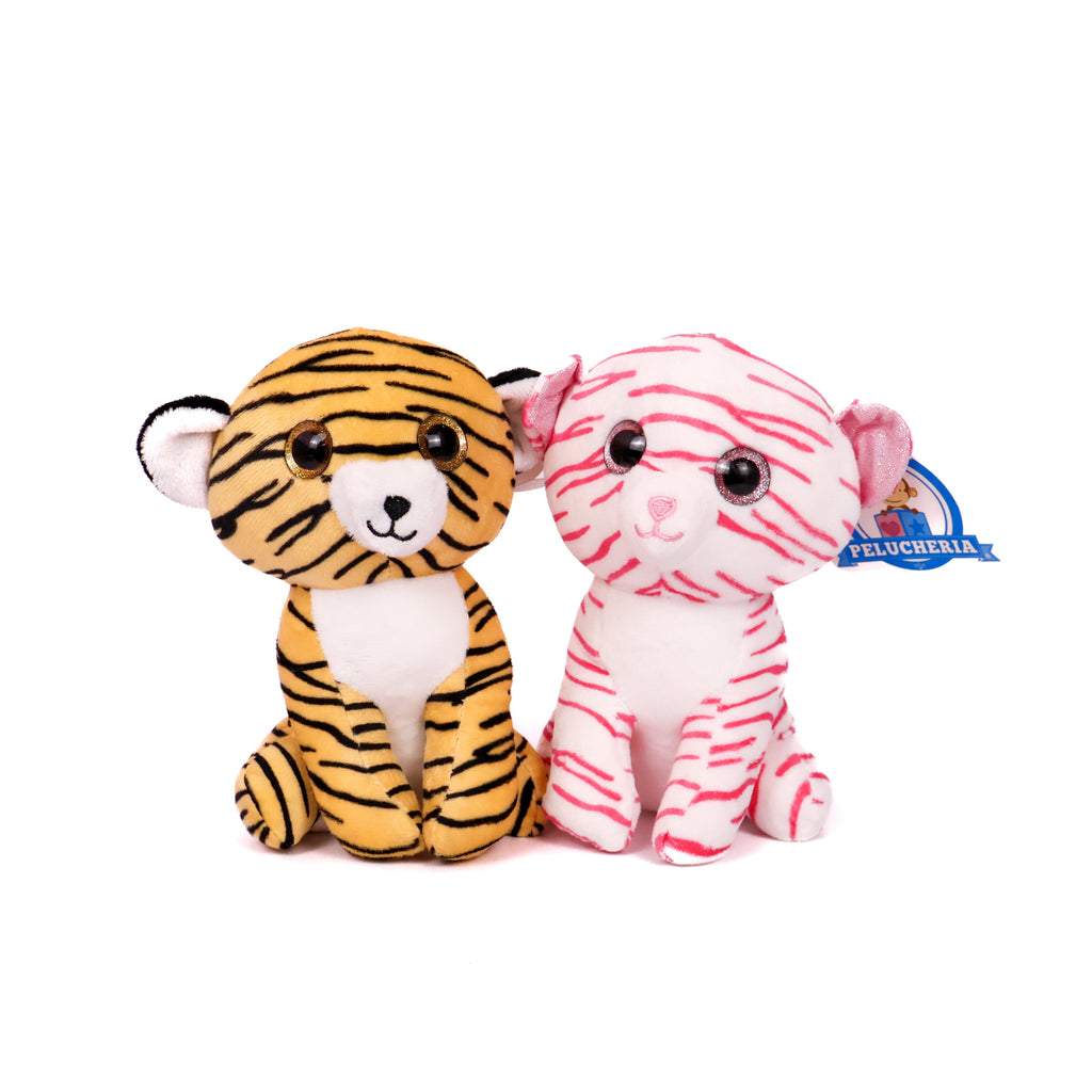 Tigres de peluches, ideales para maquinas caza muñecos. Colores y detalles brillantes