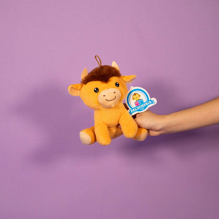Set de 6 Piezas Toro de peluche Taurito 18 cm - Pelucheria
Toro con cuernos en color café 