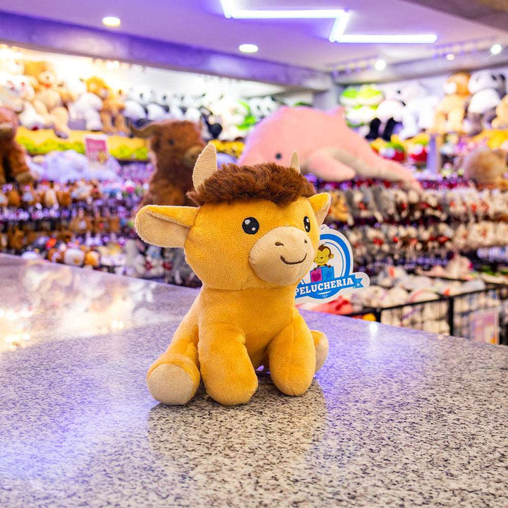 Set de 6 Piezas Toro de peluche Taurito 18 cm - Pelucheria
Toro con cuernos en color café 