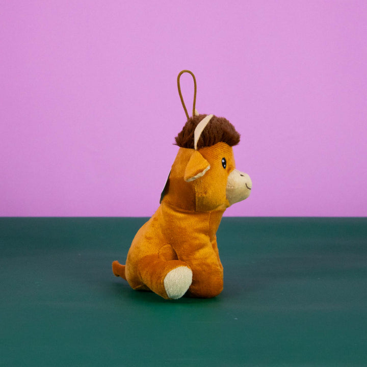 Set de 6 Piezas Toro de peluche Taurito 18 cm - Pelucheria
Toro con cuernos en color café 