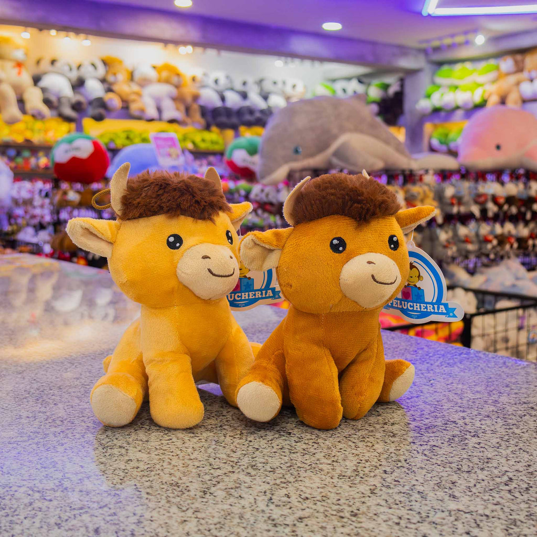 Set de 6 Piezas Toro de peluche Taurito 18 cm - Pelucheria
Toro con cuernos en color café 