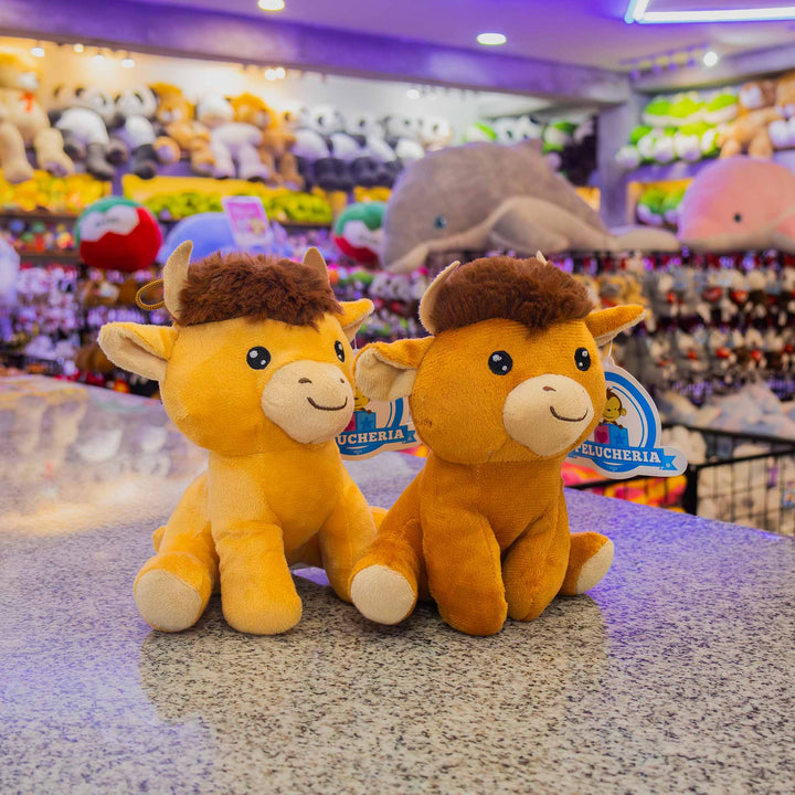Set de 6 Piezas Toro de peluche Taurito 18 cm - Pelucheria
Toro con cuernos en color café 