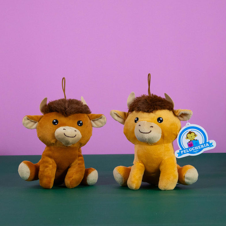 Set de 6 Piezas Toro de peluche Taurito 18 cm - Pelucheria
Toro con cuernos en color café