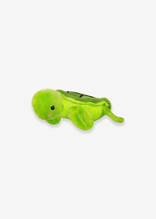 Tortuga de peluche suave con caparazón detallado, ideal para niños, regalos o colecciones.

