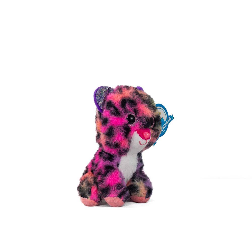 Jaguar de peluche Milticolor Titi 15 cm - Pelucheria