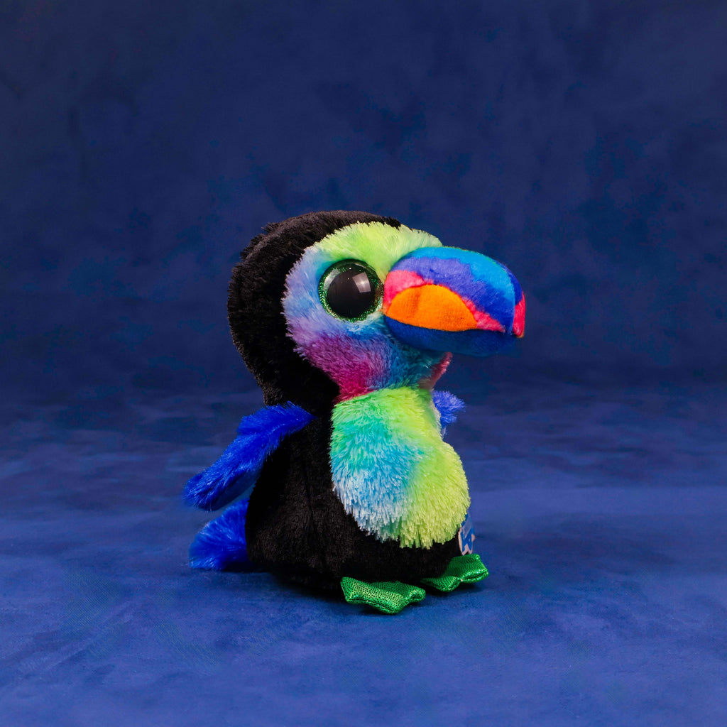 Tucán de peluche, peluches minis para mayoristas , maquinas caza muñecos   