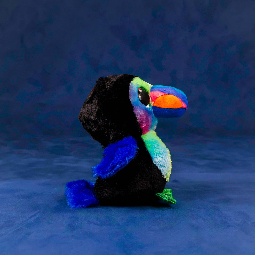 Tucán de peluche, peluches minis para mayoristas , maquinas caza muñecos   