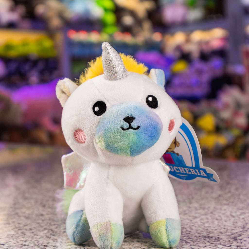 Unicornios minis de peluche, ideales para maquinas caza muñecos. Peluches al mayoreo