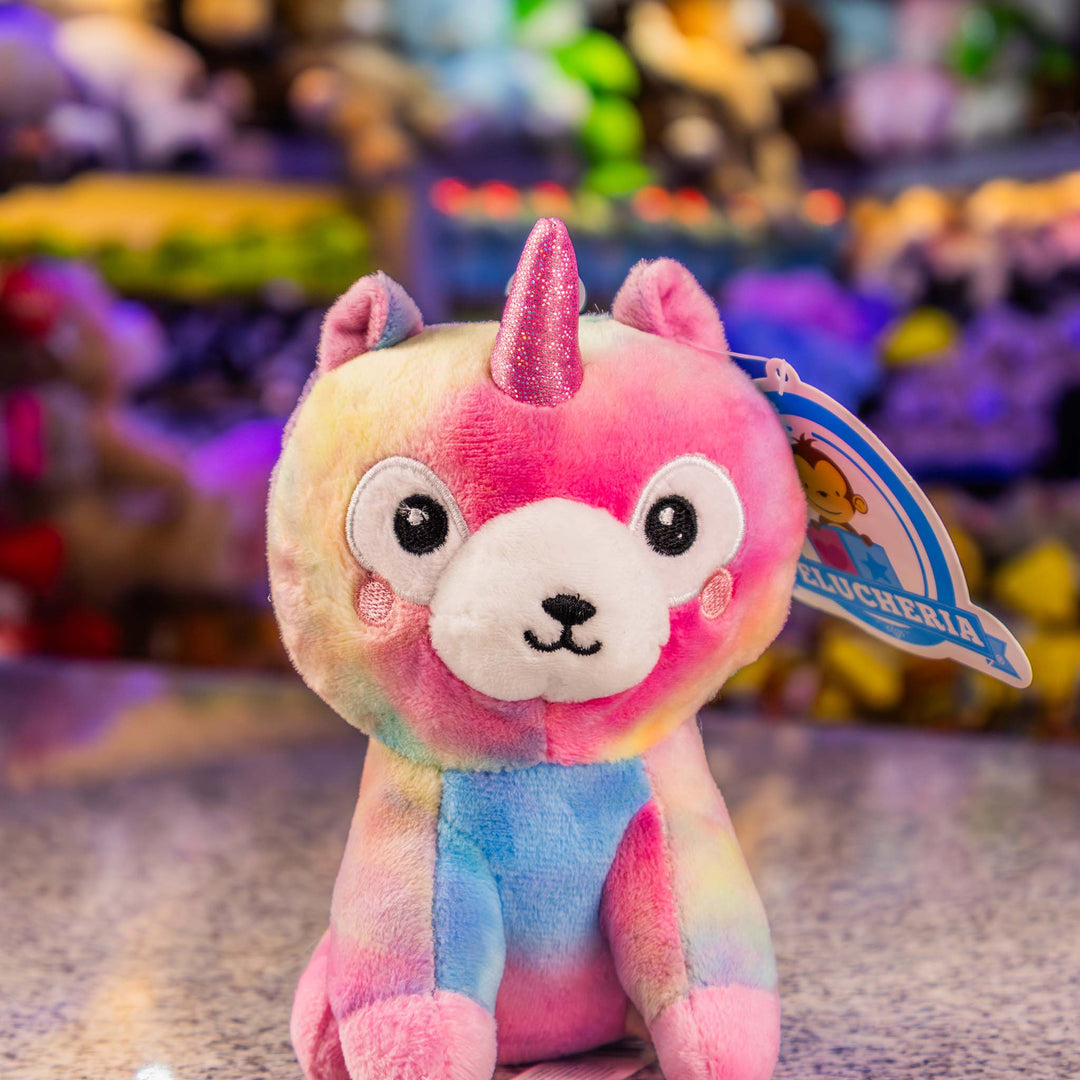 Set de 6 Piezas Unicornio de peluche Kawaii 13 cm - Pelucheria