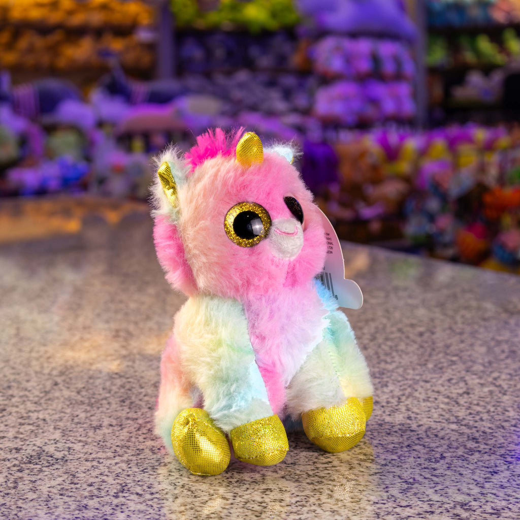 Unicornio de peluche pequeño y ultra suave. Colecciona los tuyos o inicia tu propio negocio